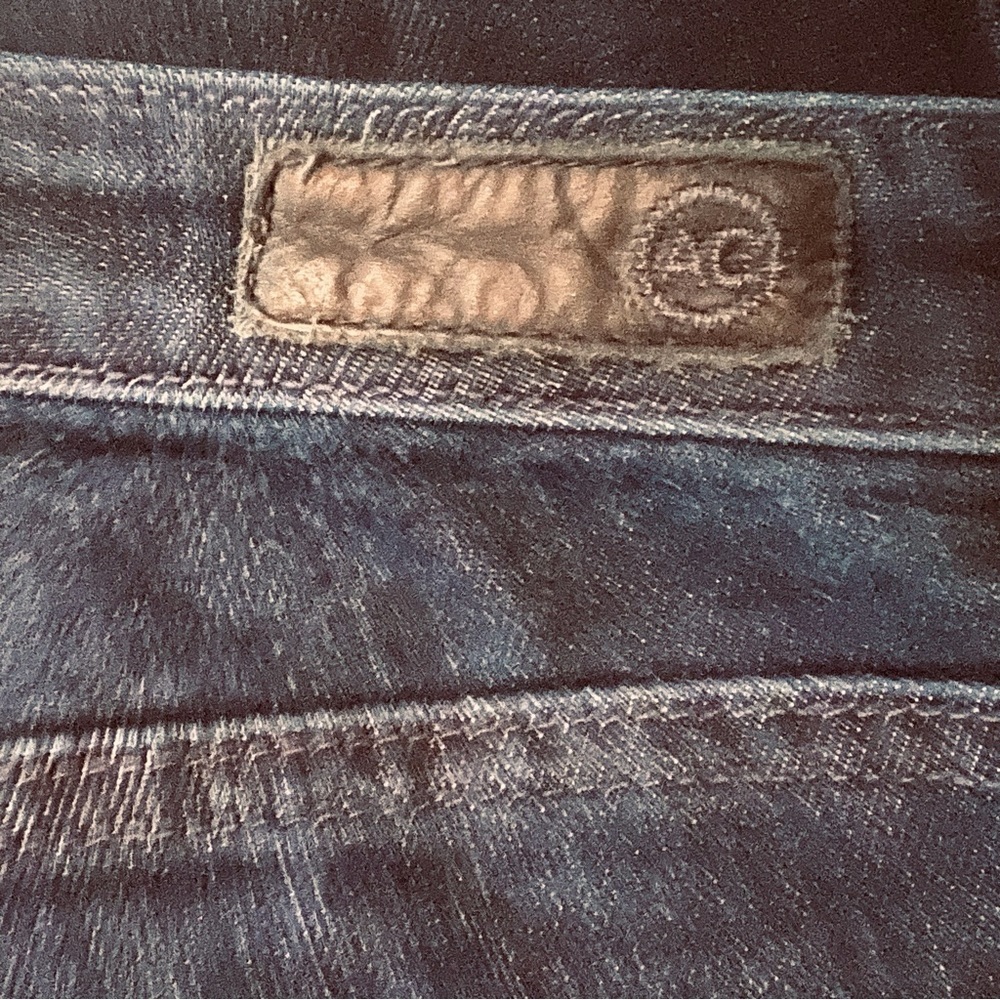 AG Adriano Goldschmied The Stevie Legging Size 26R Dark Blue Low Rise - Picture 9 of 9